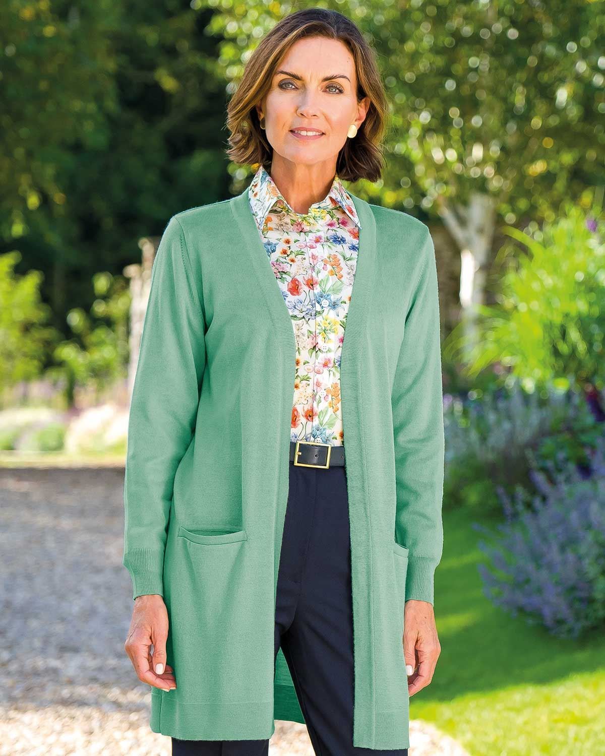 Apple hotsell green cardigan